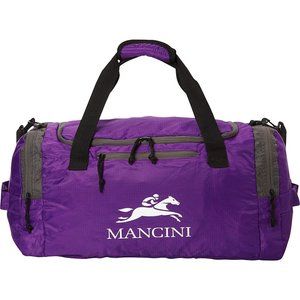 Mancini Leather Goods Travel Packable Duffle Bag